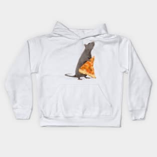 Pizza Rat Kids Hoodie